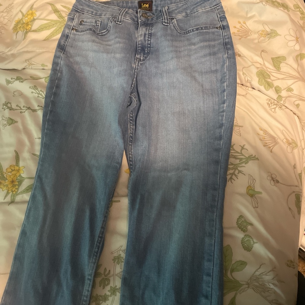 Lee Women's Light Blue Flare Jeans